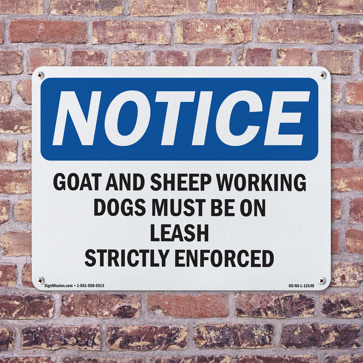 Goat & Sheep Working Dogs Must Be On Leash