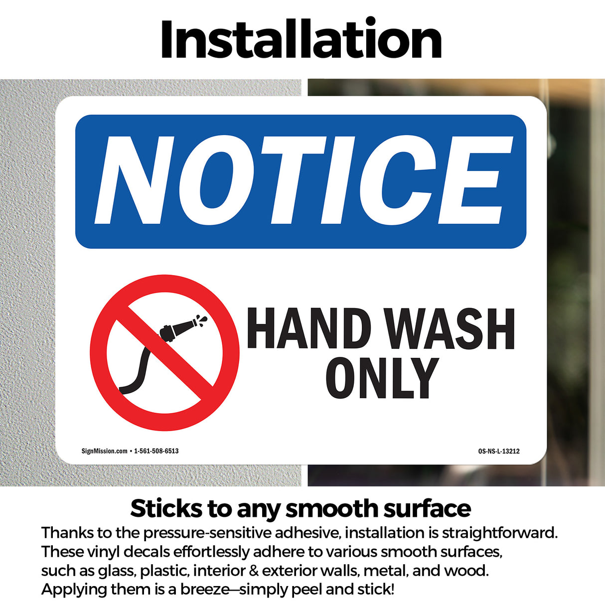 Hand Wash Only