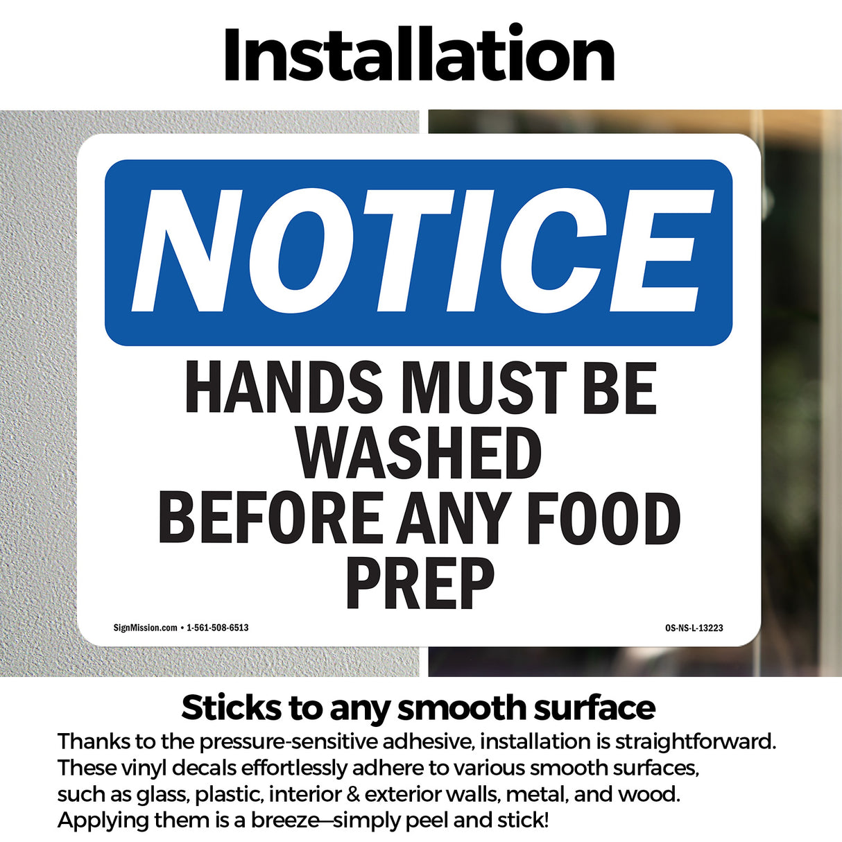 Hands Must Be Washed Before Any Food Prep