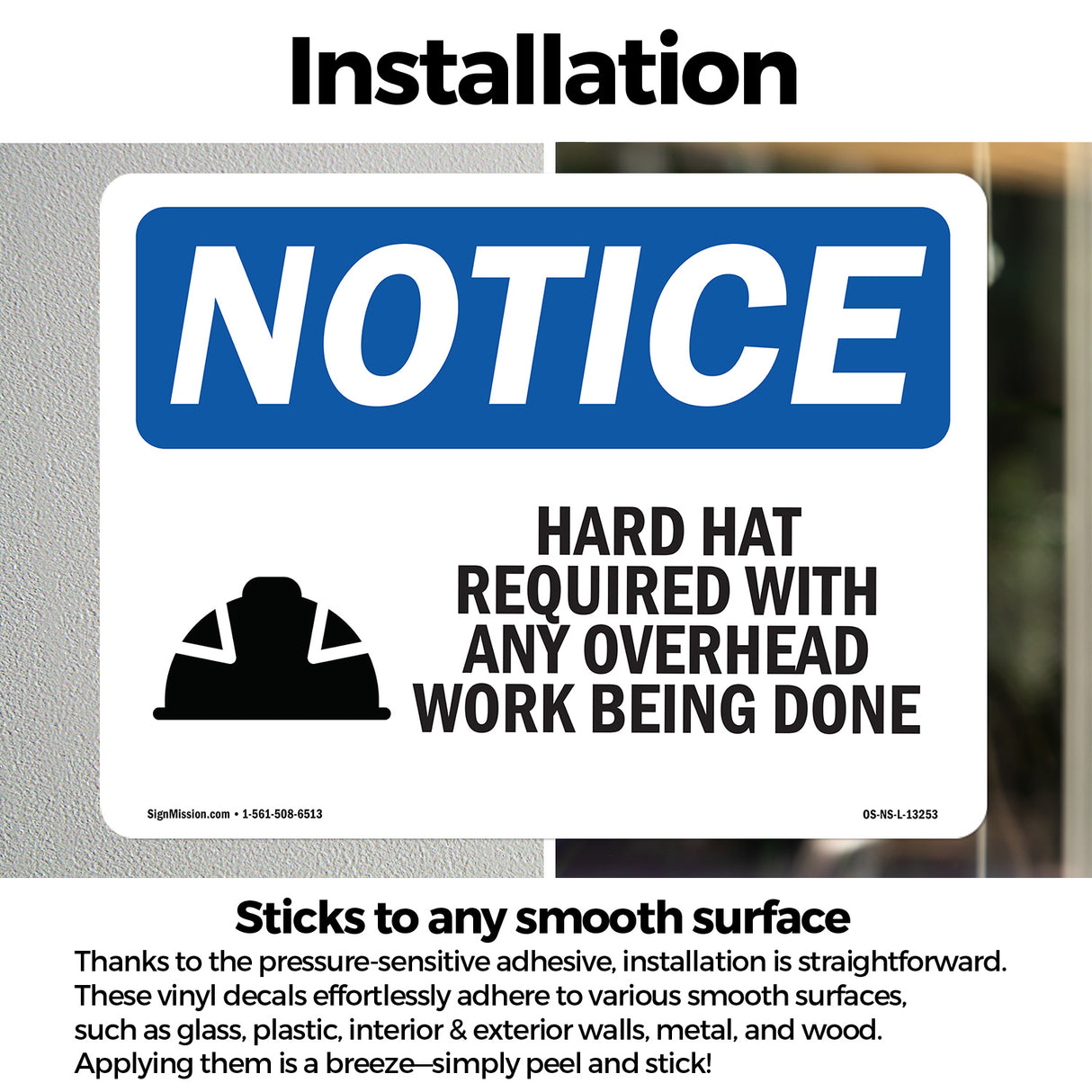 Hard Hat Required With Any Overhead