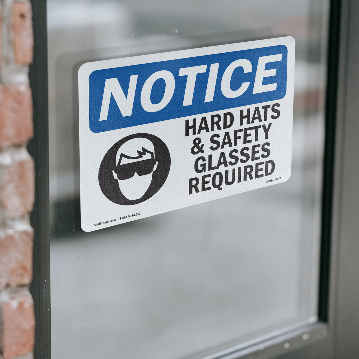 Hard Hats & Safety Glasses Required