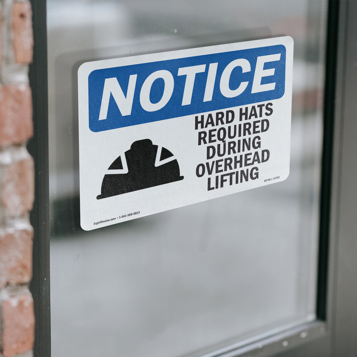 Hard Hats Required During Overhead