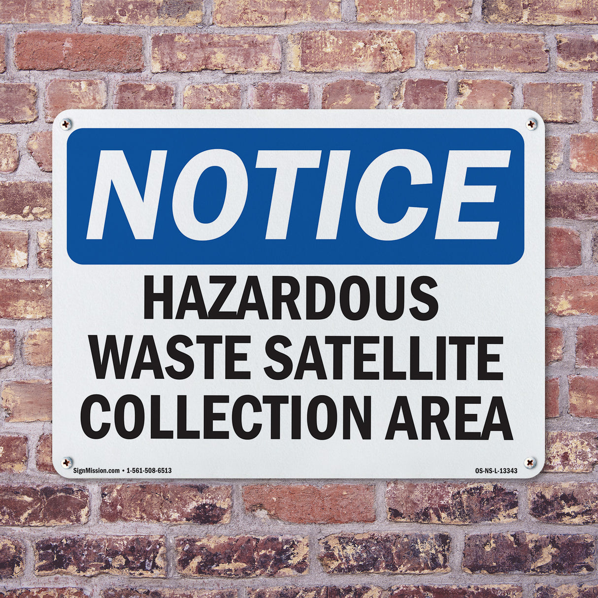 Hazardous Waste Satellite Collection Area