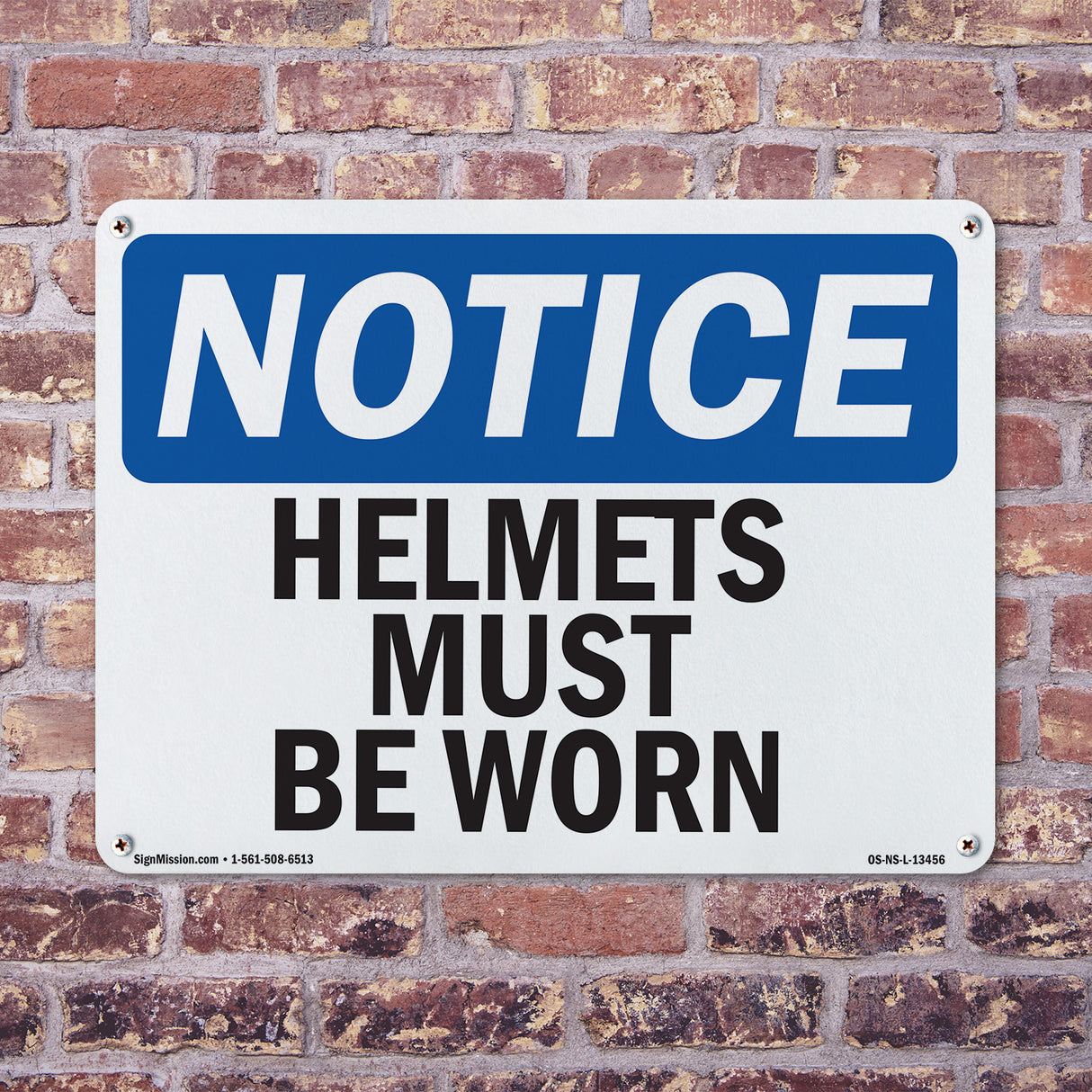 Helmets Must Be Worn