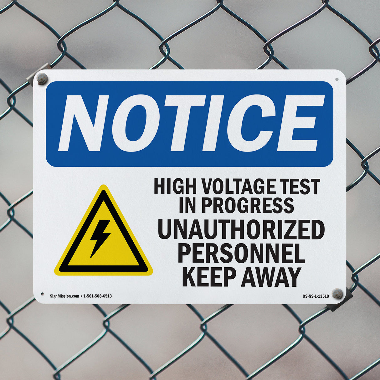 High Voltage Test In Progress