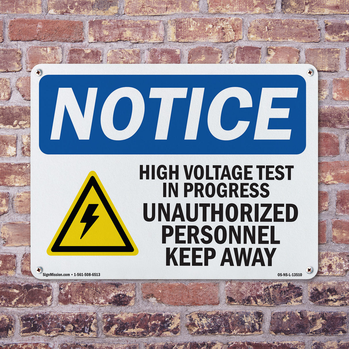 High Voltage Test In Progress