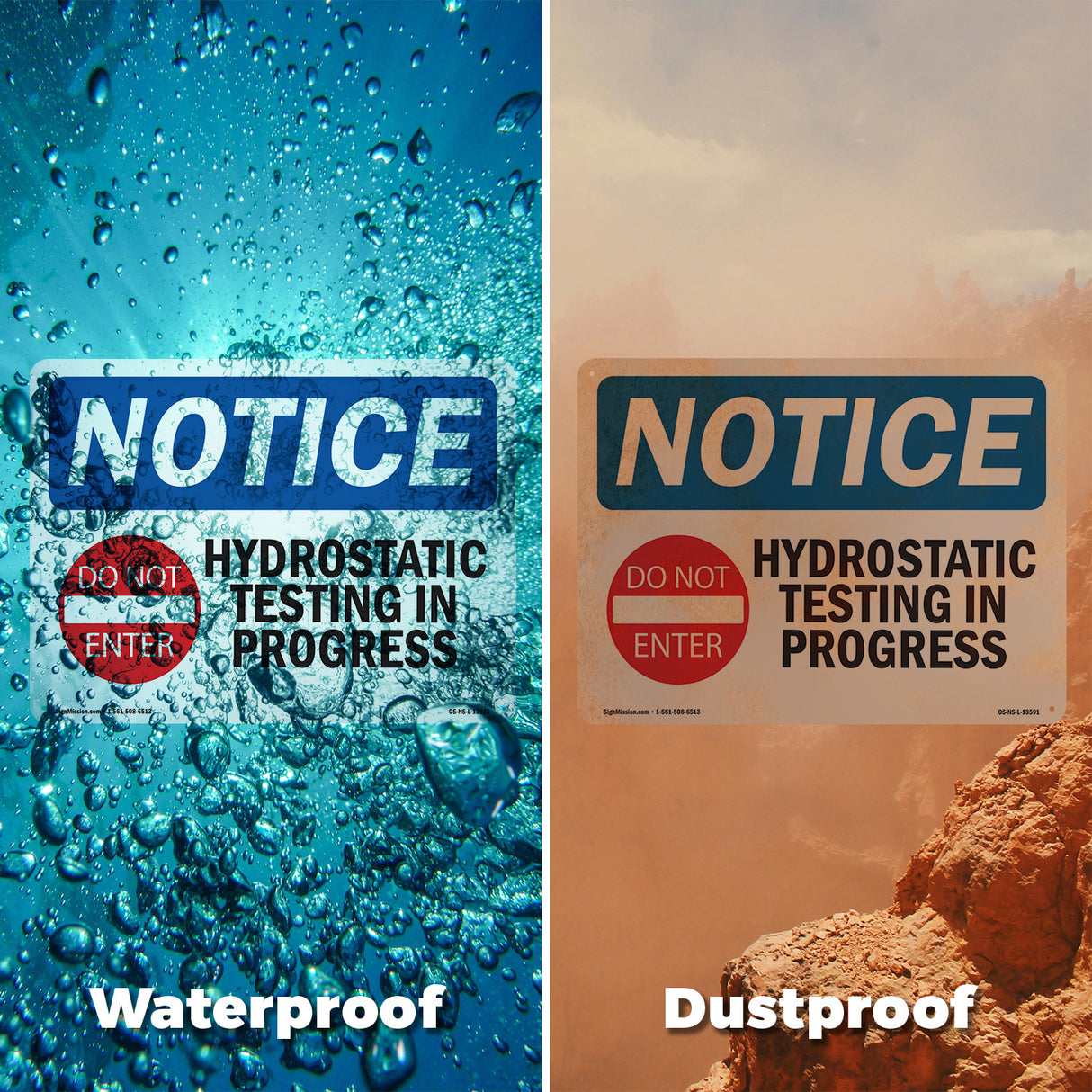 Hydrostatic Testing In Progress