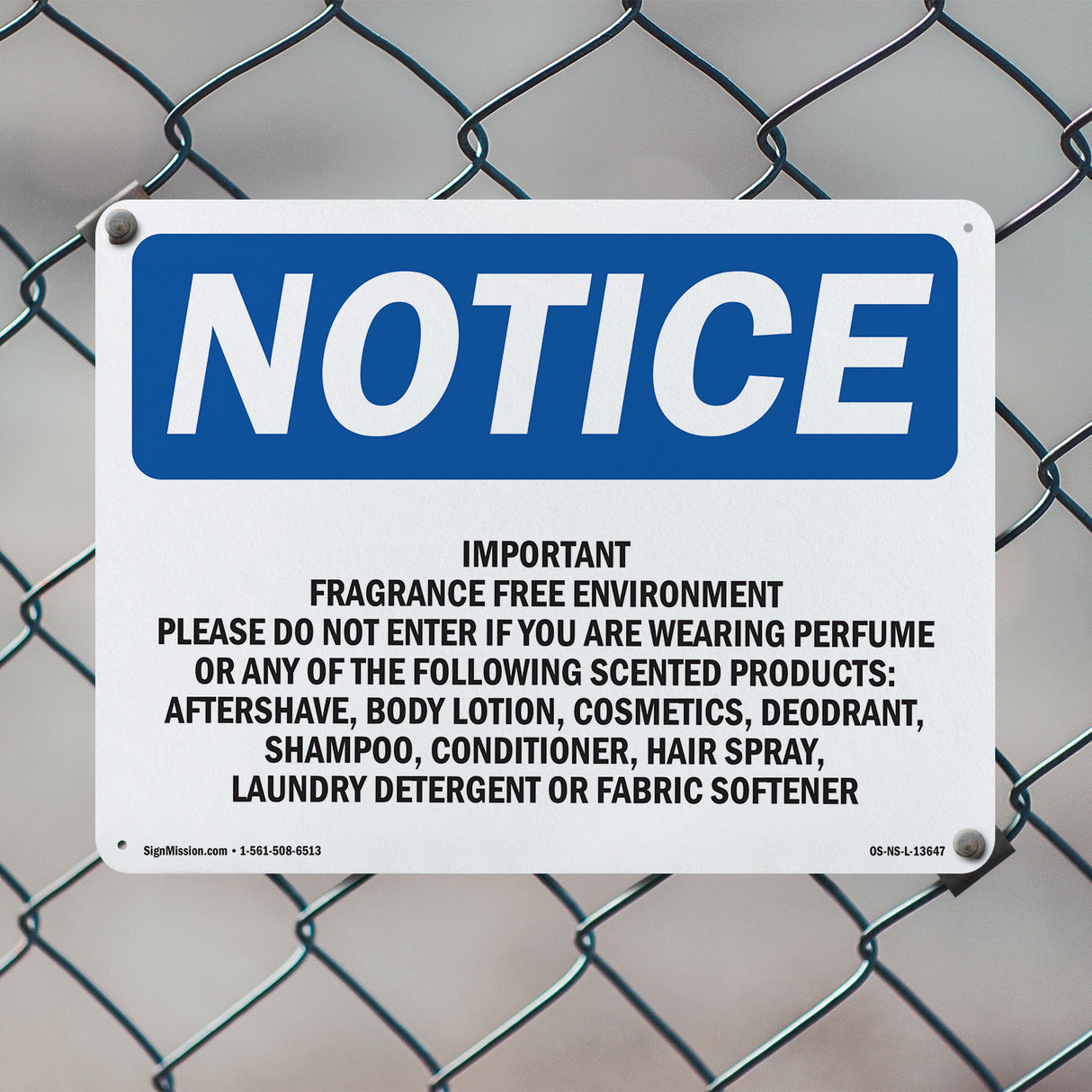 Important Fragrance Free Environment Please