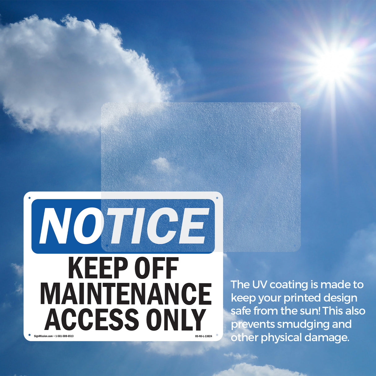 Keep Off Maintenance Access Only Sign