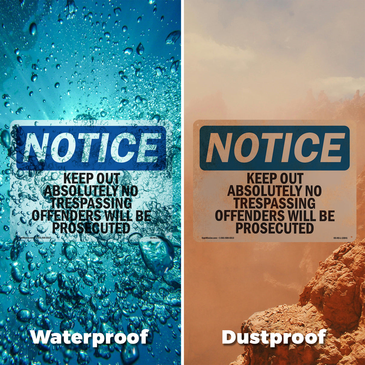 Keep Out Absolutely No Trespassing Offenders