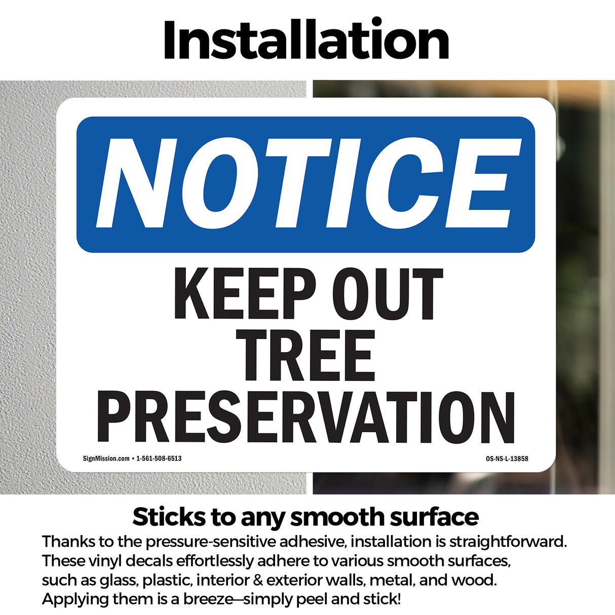 Keep Out Tree Preservation
