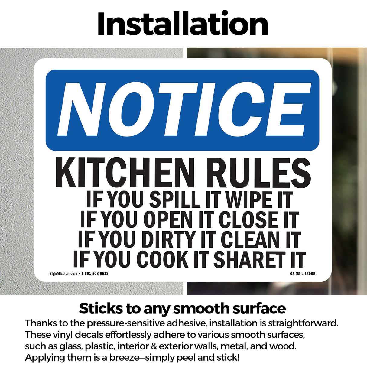 Kitchen Rules If You Spill It