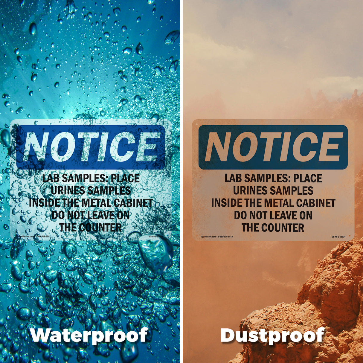 Lab Samples Place Urine Samples Inside