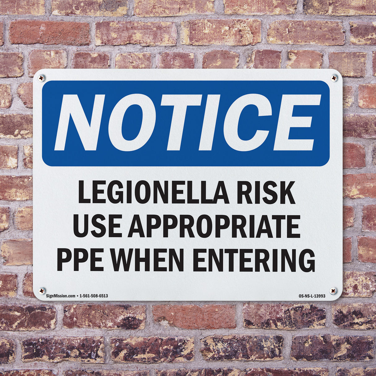 Legionella Risk Use Appropriate PPE When Entering