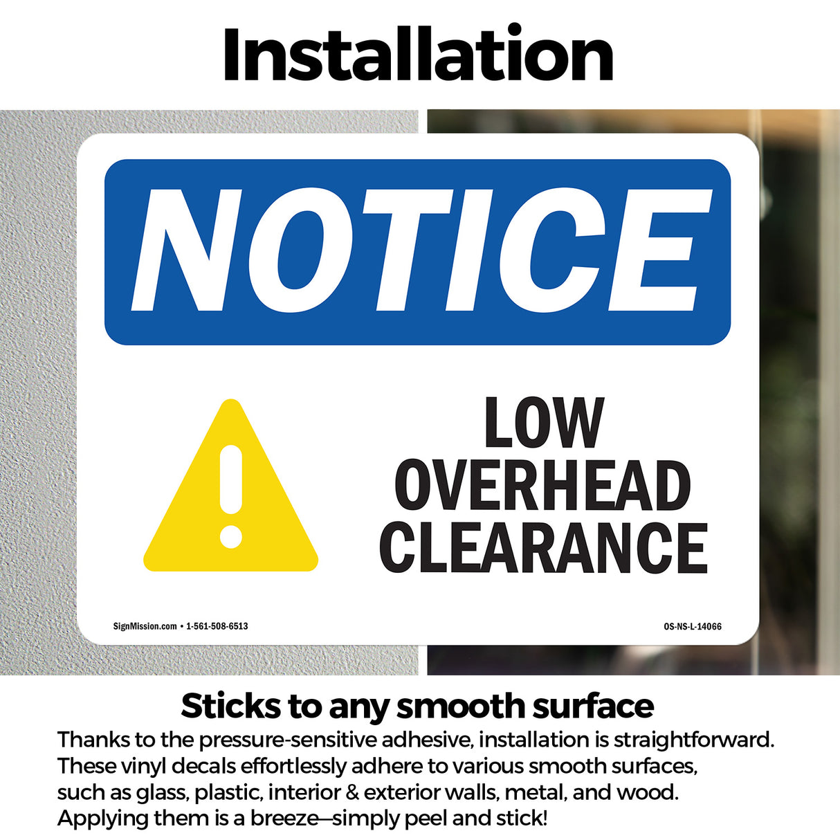 Low Overhead Clearance