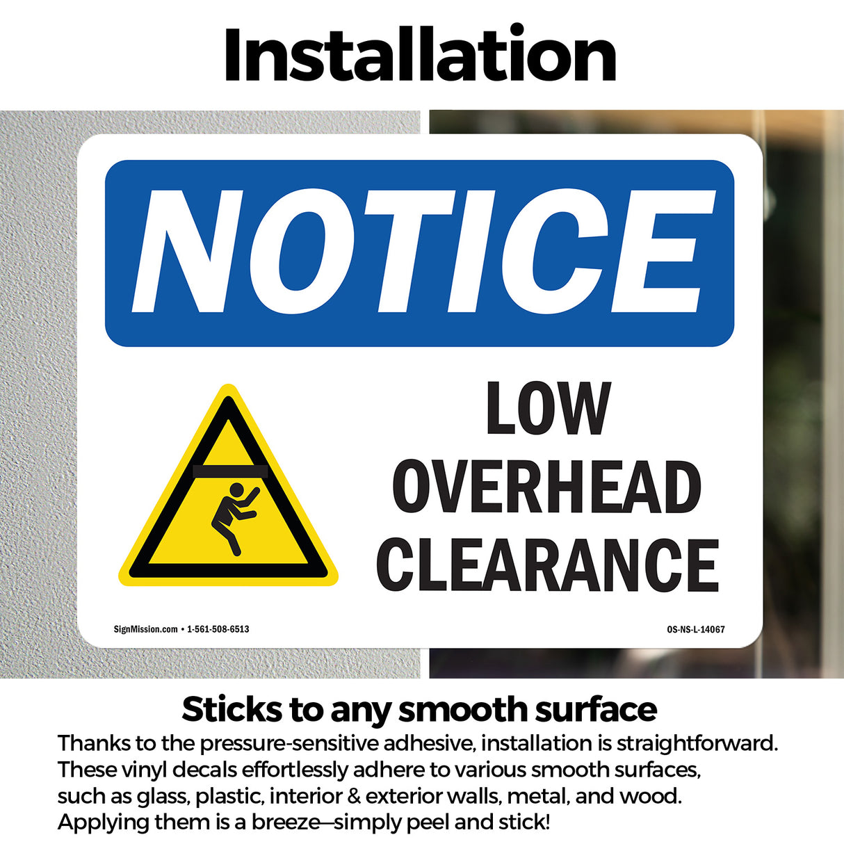 Low Overhead Clearance