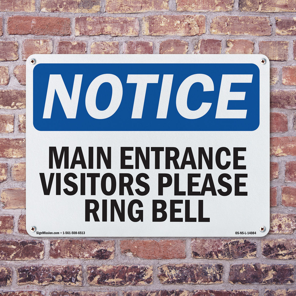 Main Entrance Visitors Please Ring Bell