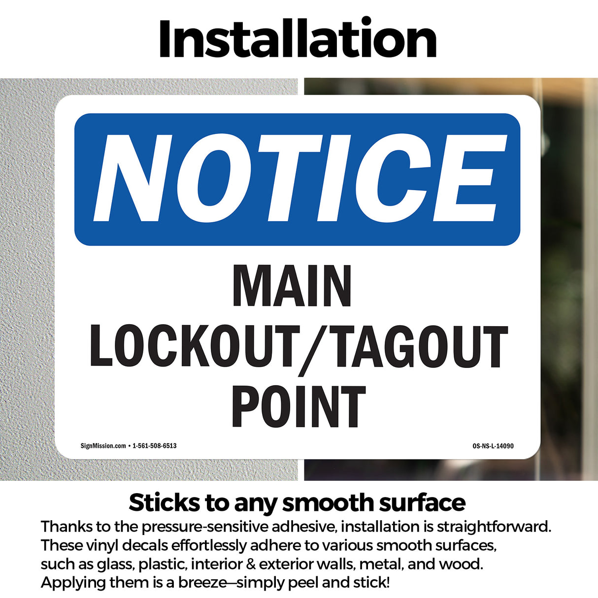 Main Lockout Tagout Point