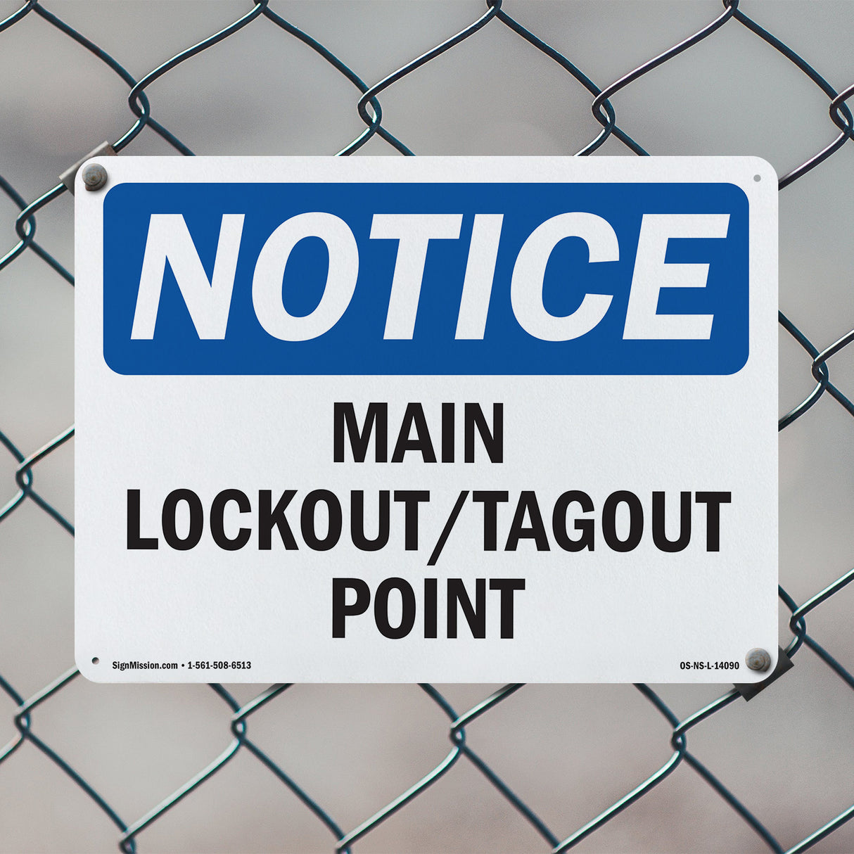 Main Lockout Tagout Point