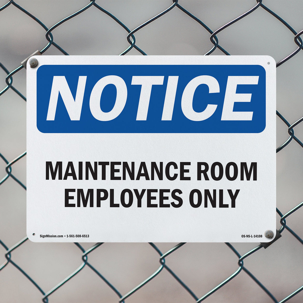 Maintenance Room Employees Only