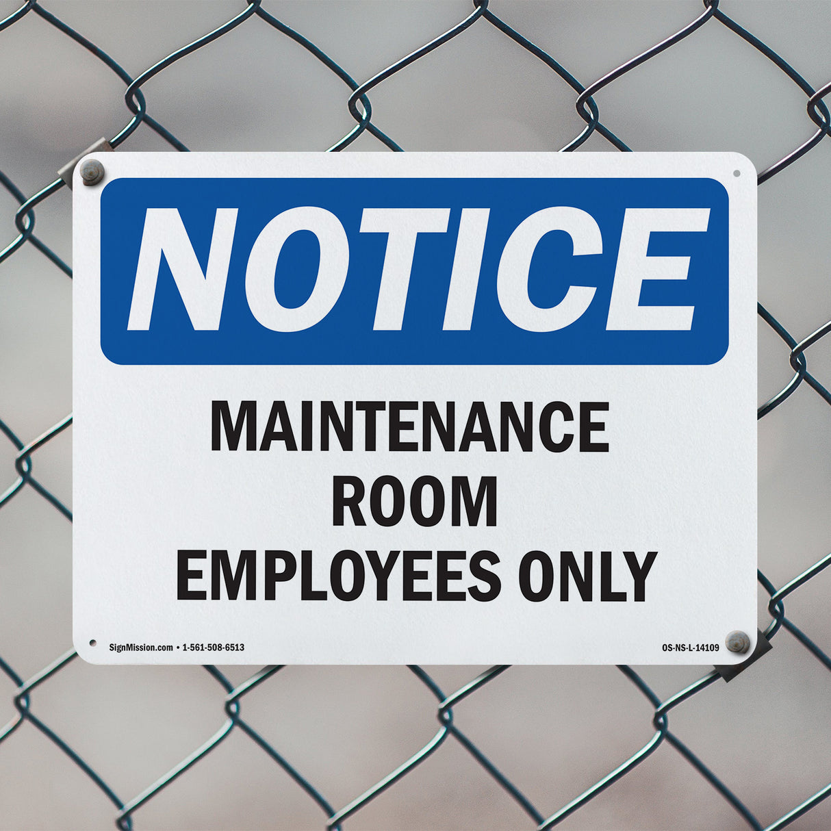 Maintenance Room Employees Only