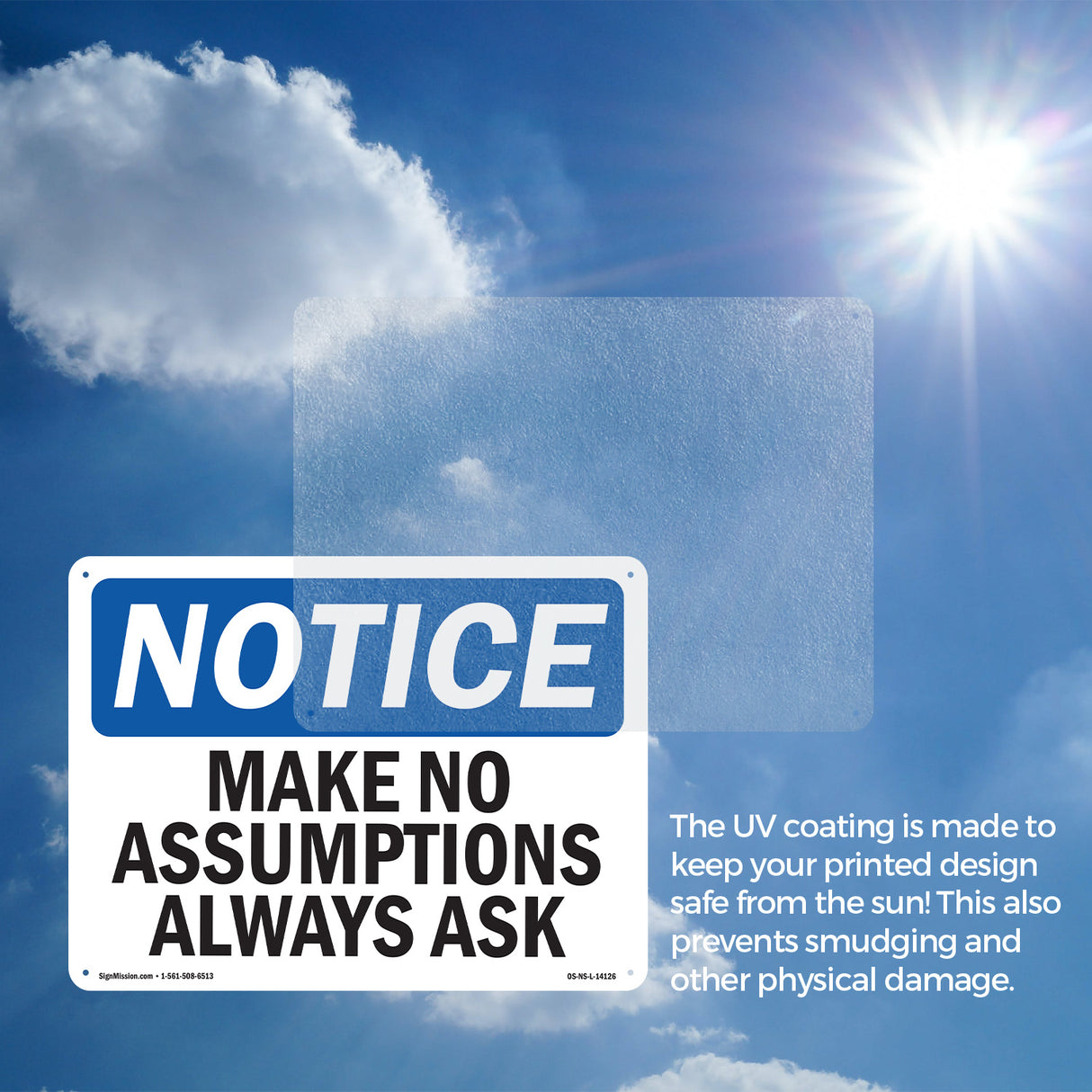 Make No Assumptions Always Ask