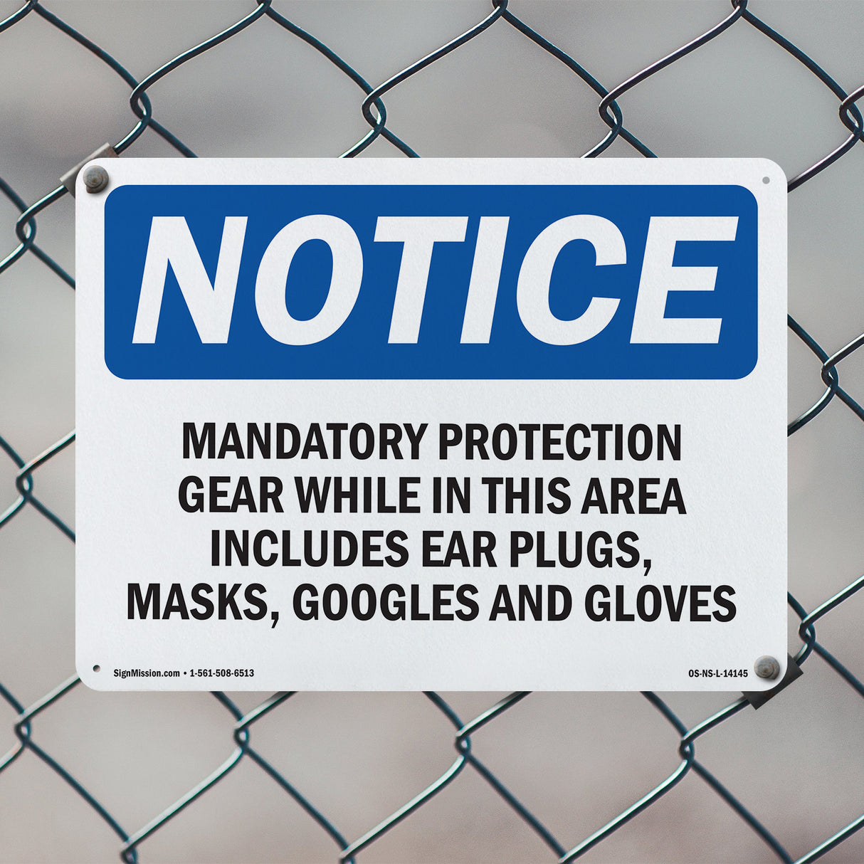 Mandatory Protection Gear While In This