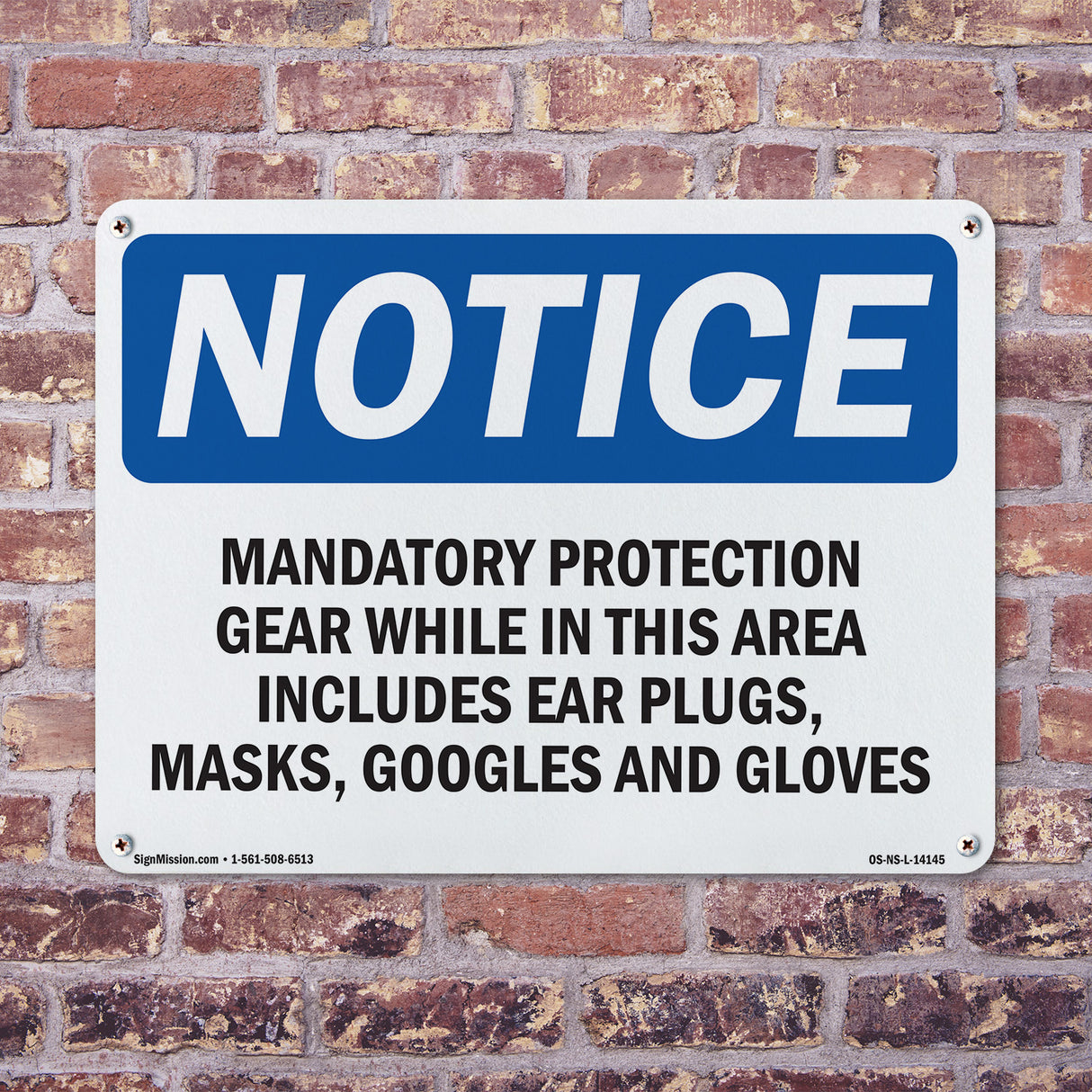 Mandatory Protection Gear While In This