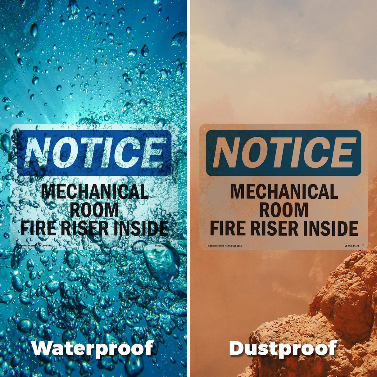 Mechanical Room Fire Riser Inside