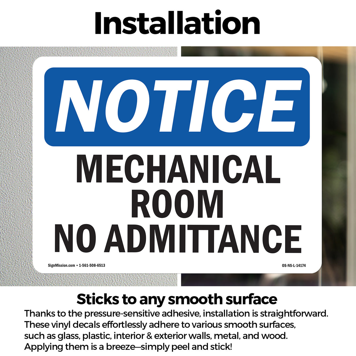 Mechanical Room No Admittance