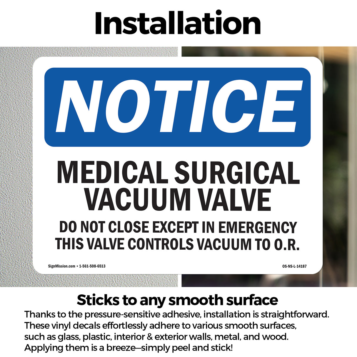 Medical-Surgical Vacuum Valve Do Not Close