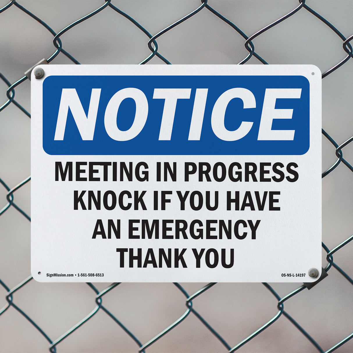 Meeting In Progress Knock If You Have An