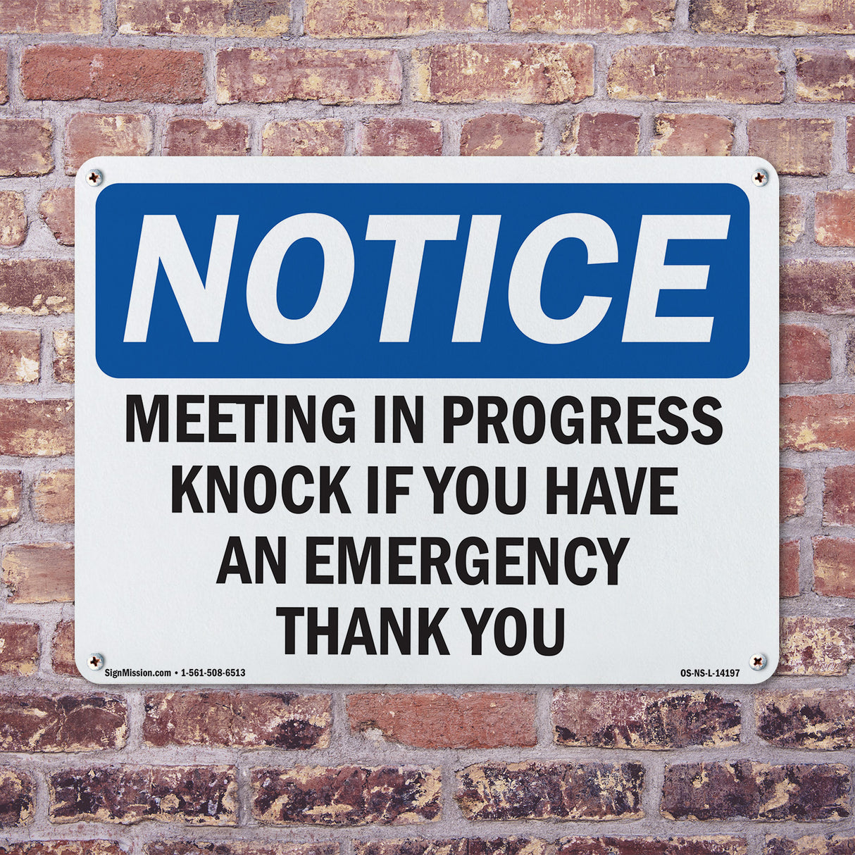 Meeting In Progress Knock If You Have An
