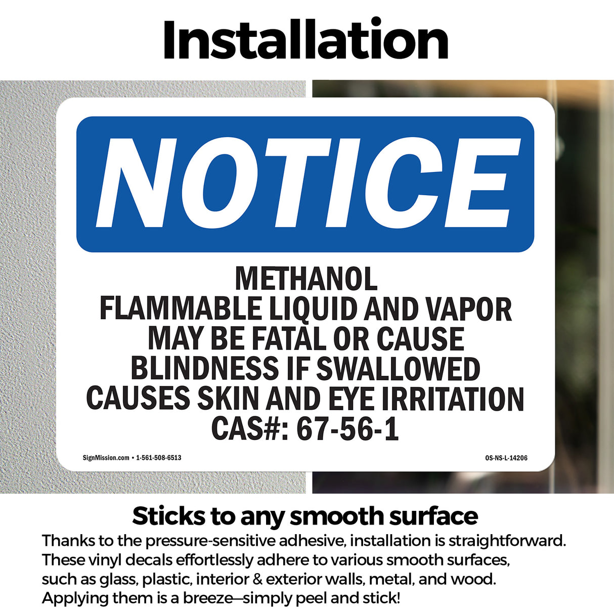 Methanol Flammable Liquid And