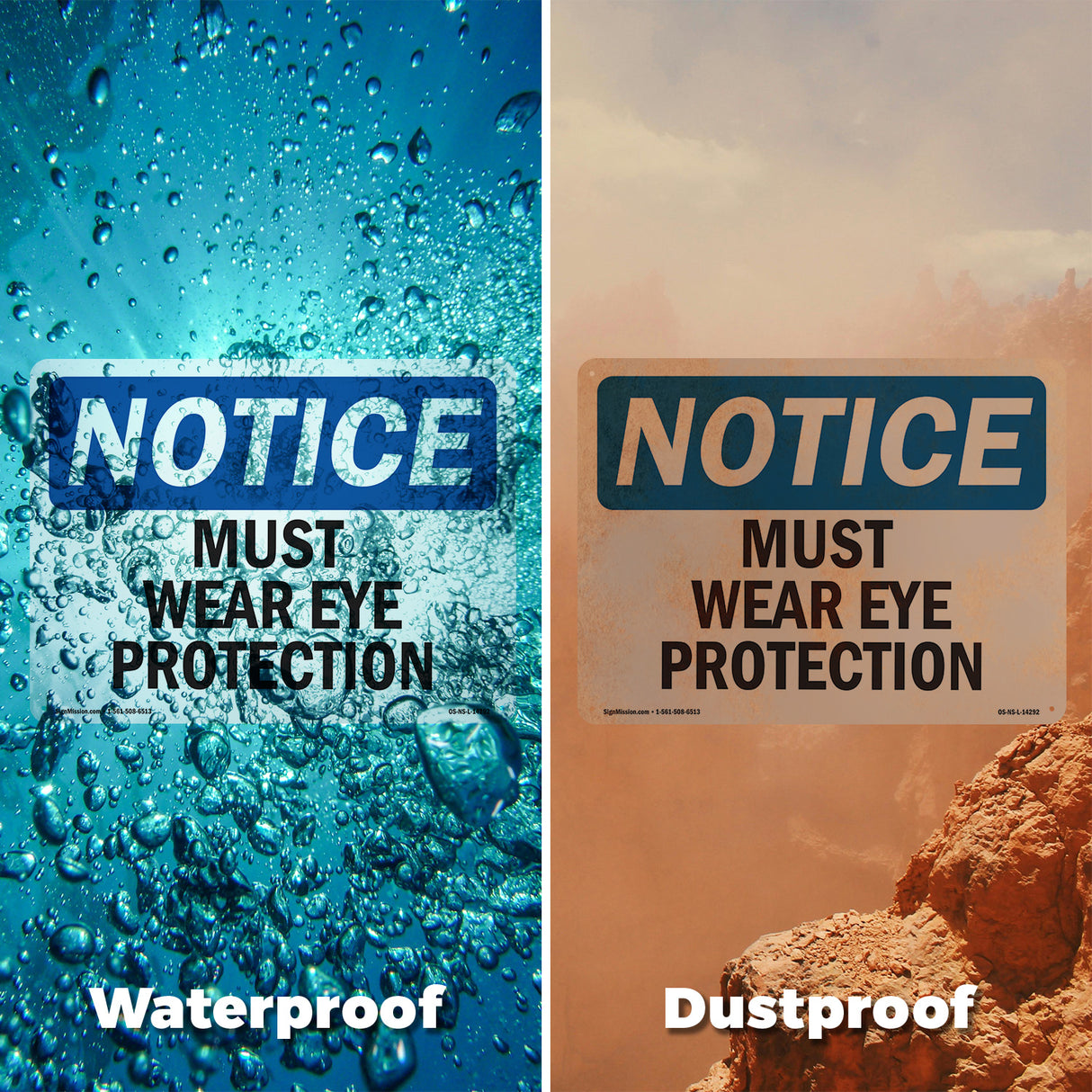 Must Wear Eye Protection