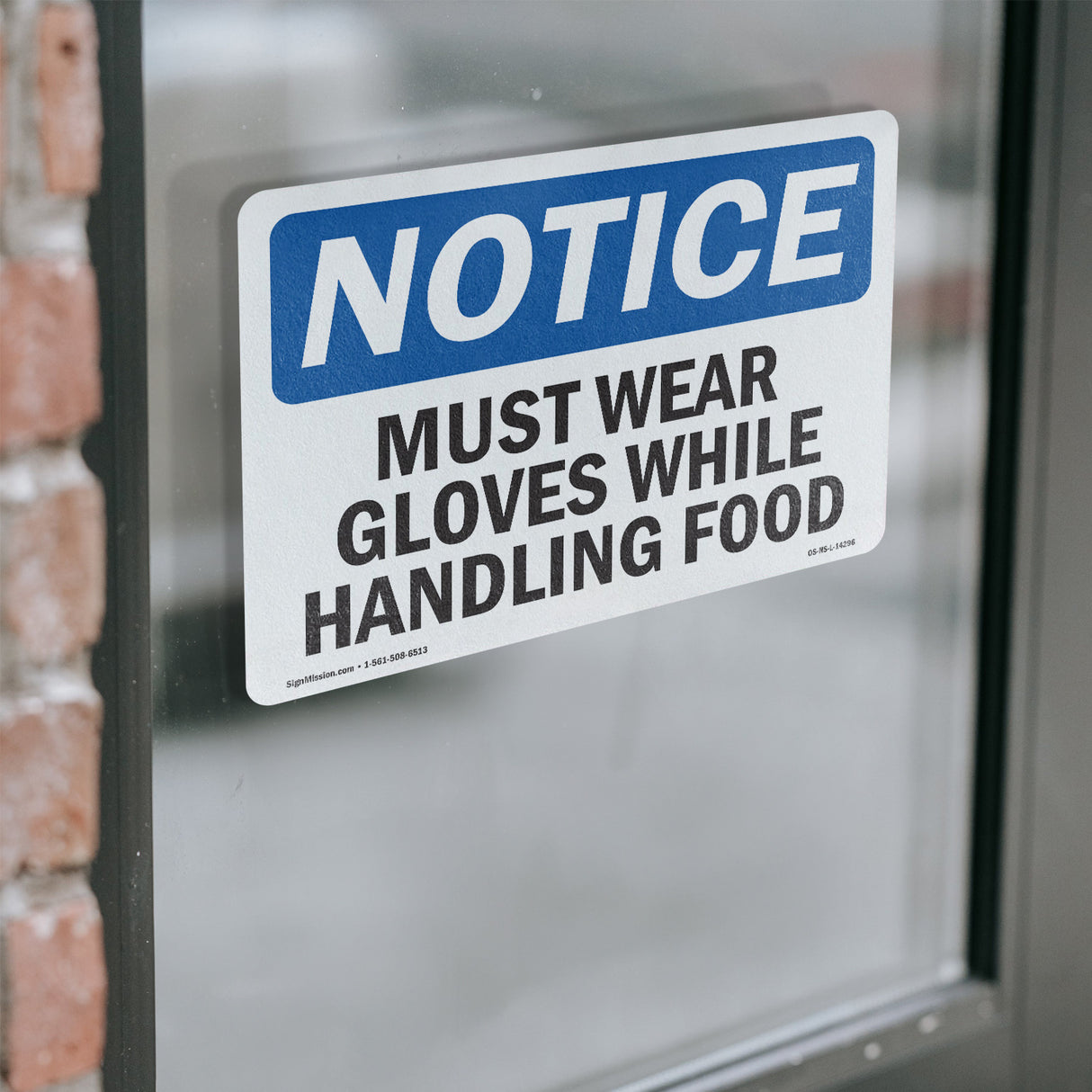 Must Wear Gloves While Handling Food