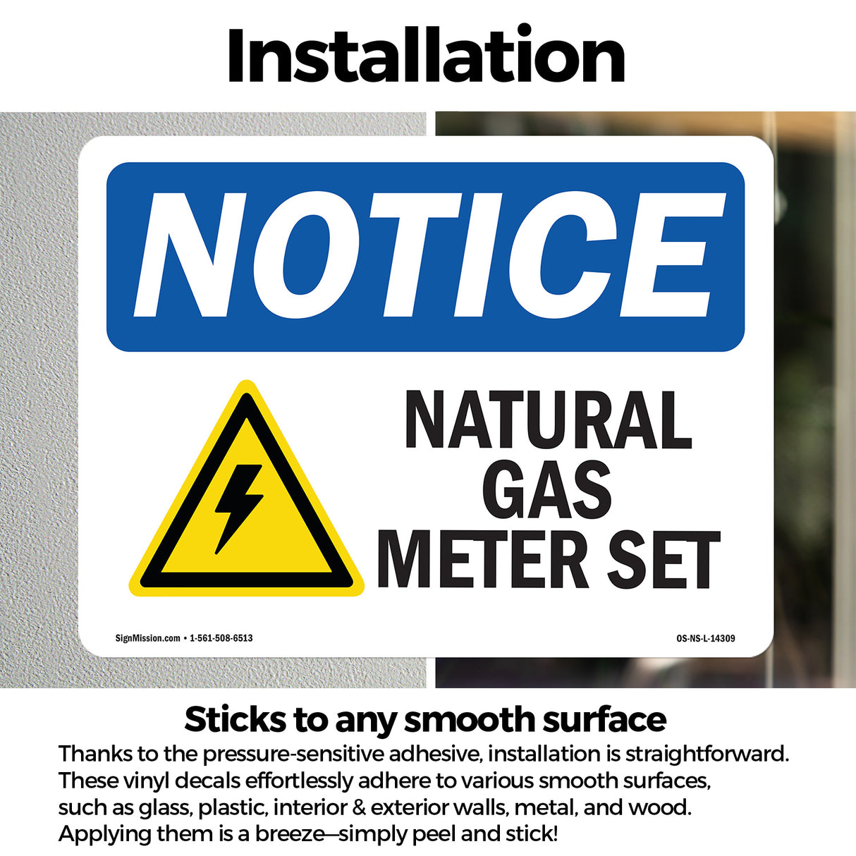 Natural Gas Meter Set