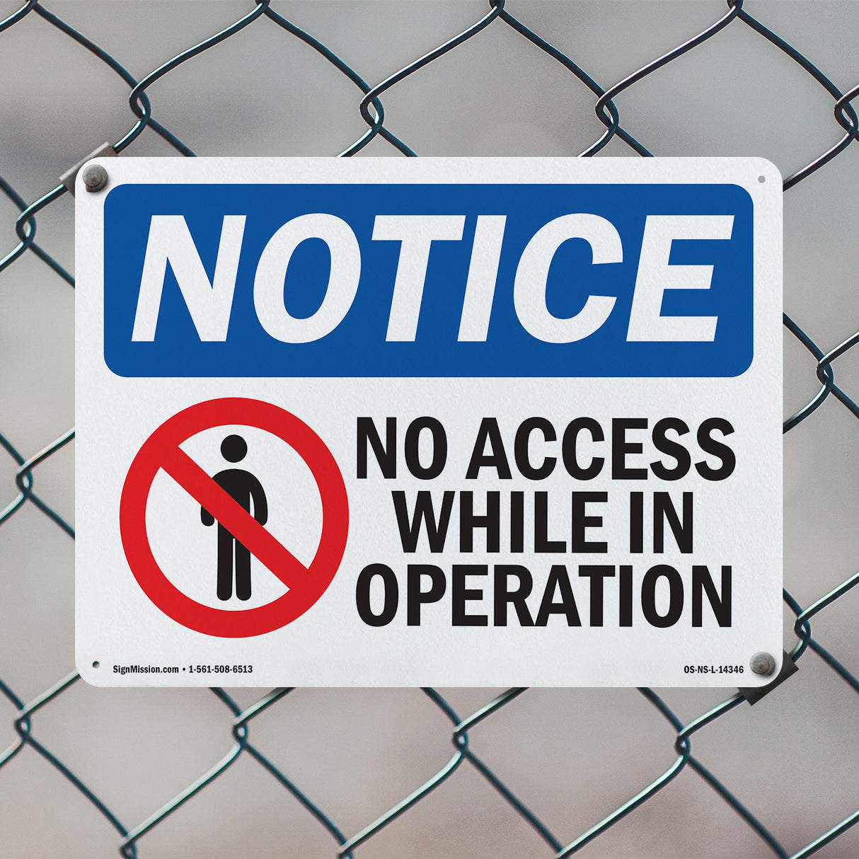 No Access While In Operation