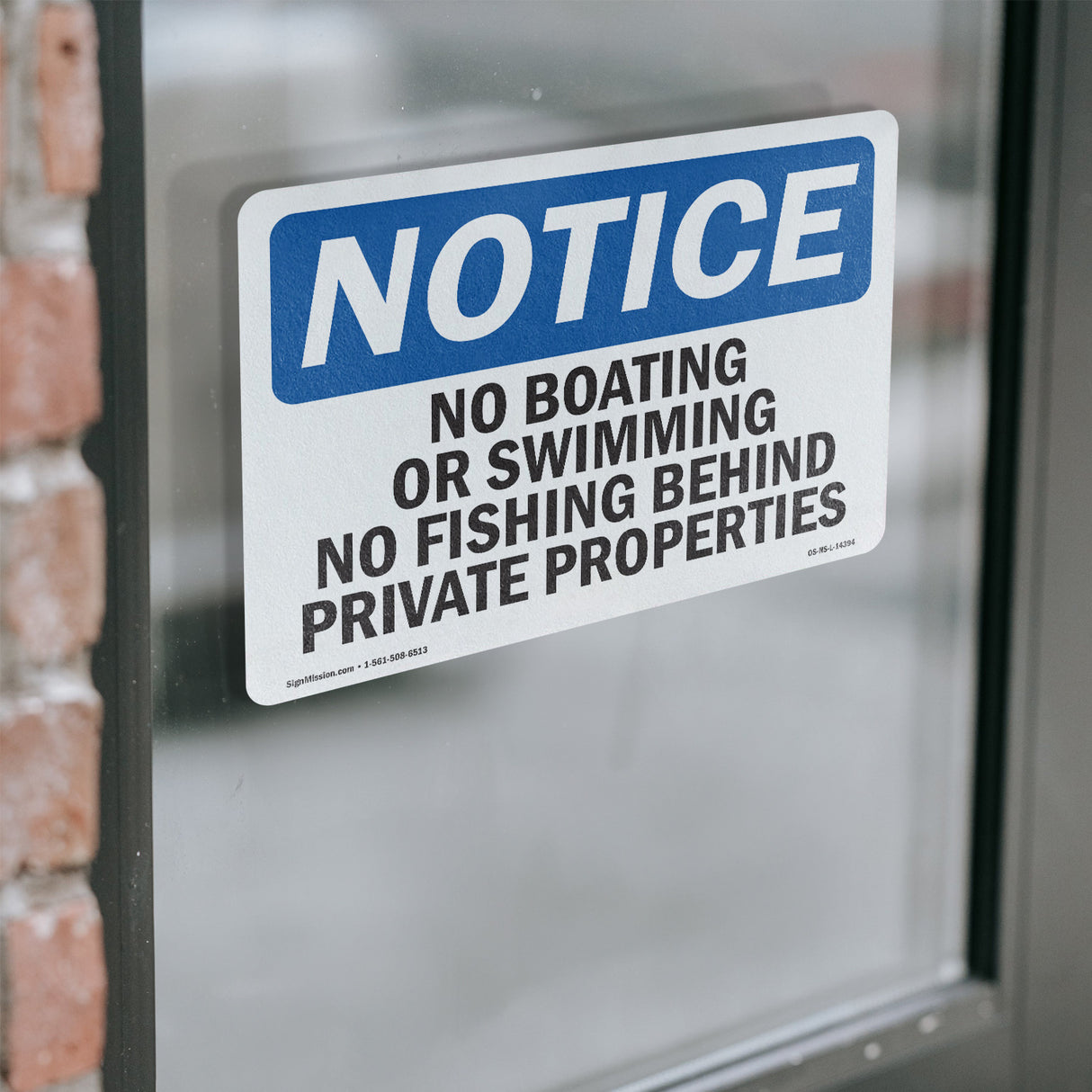 No Boating Or Swimming No Fishing Behind