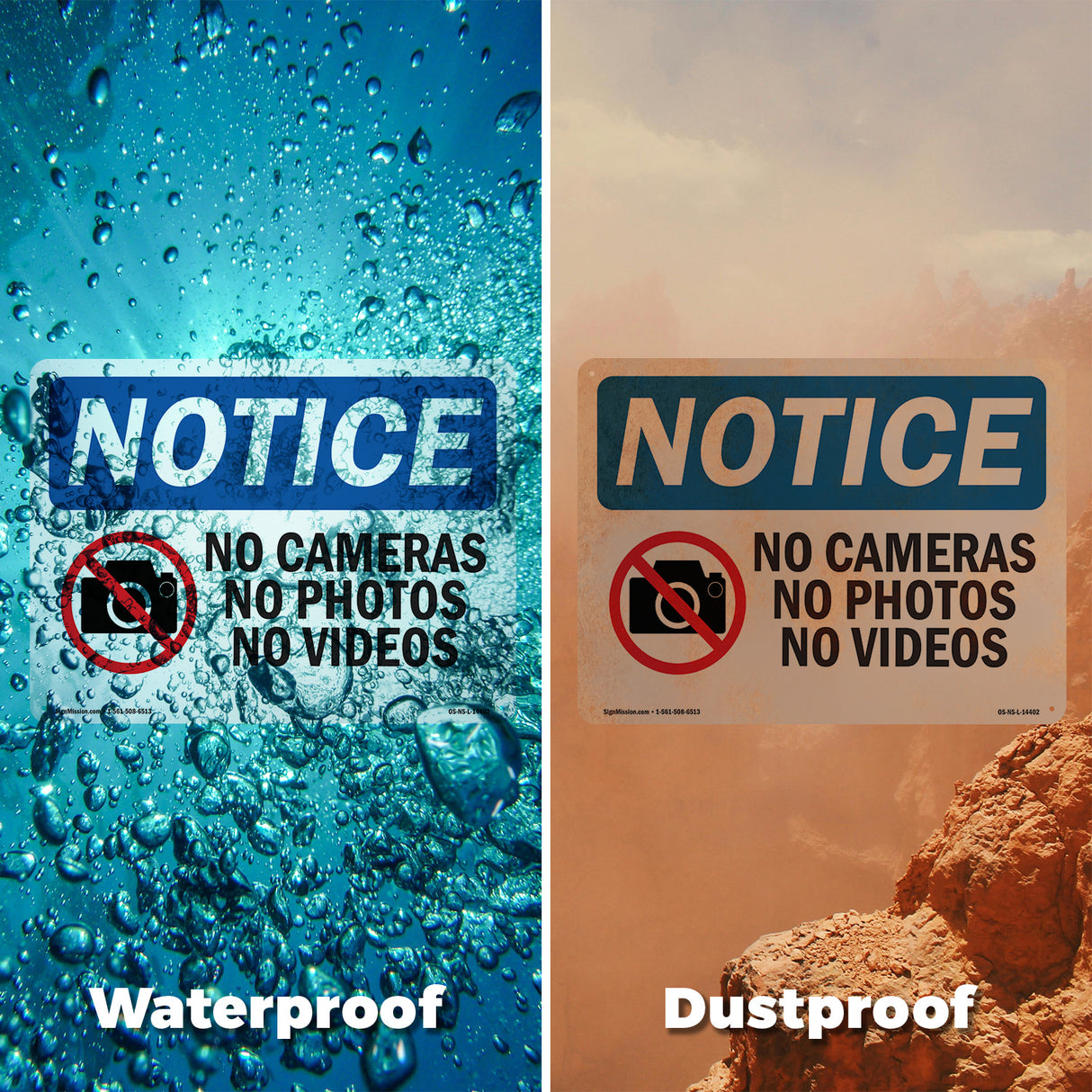 No Cameras No Photos No Videos