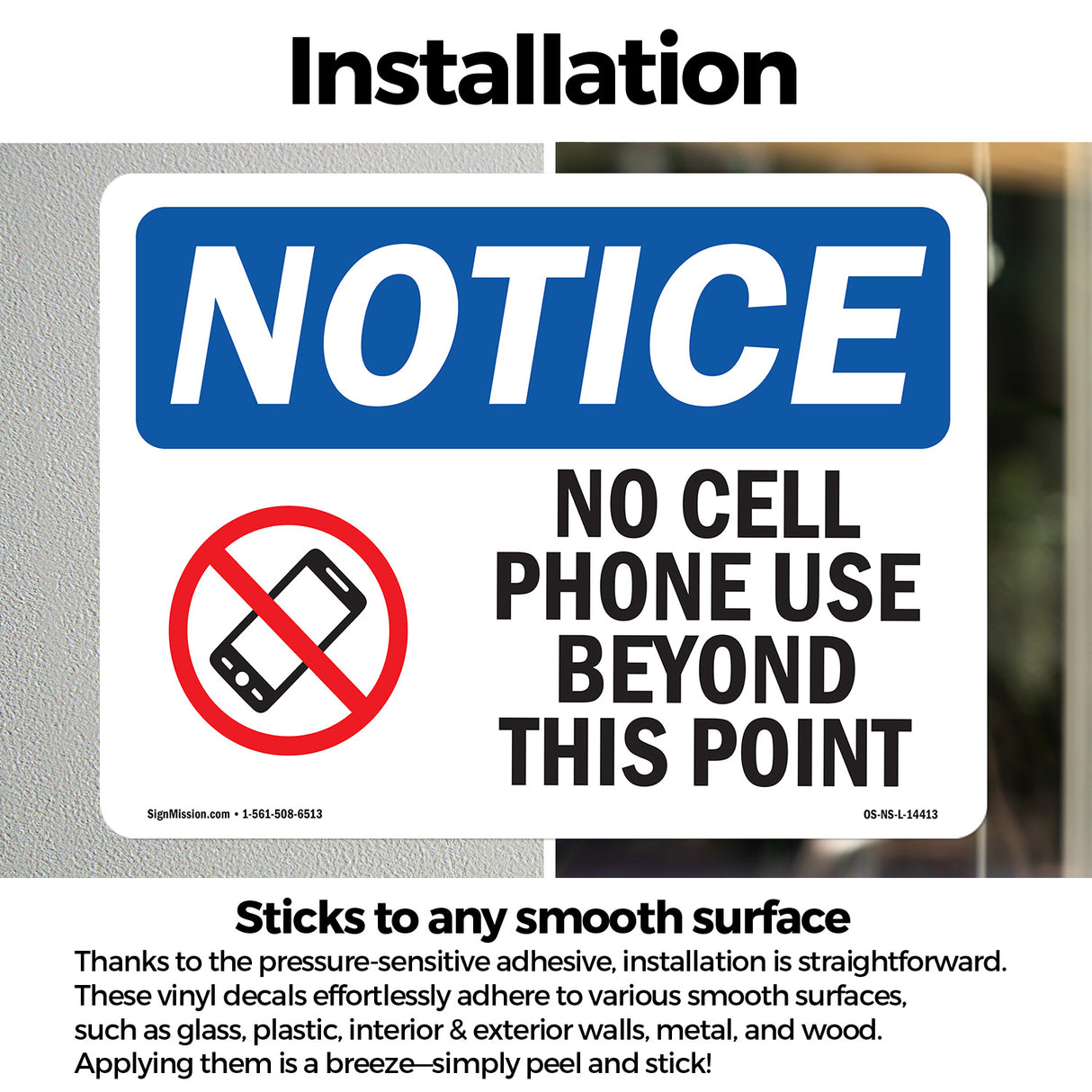 No Cell Phone Use Beyond This Point