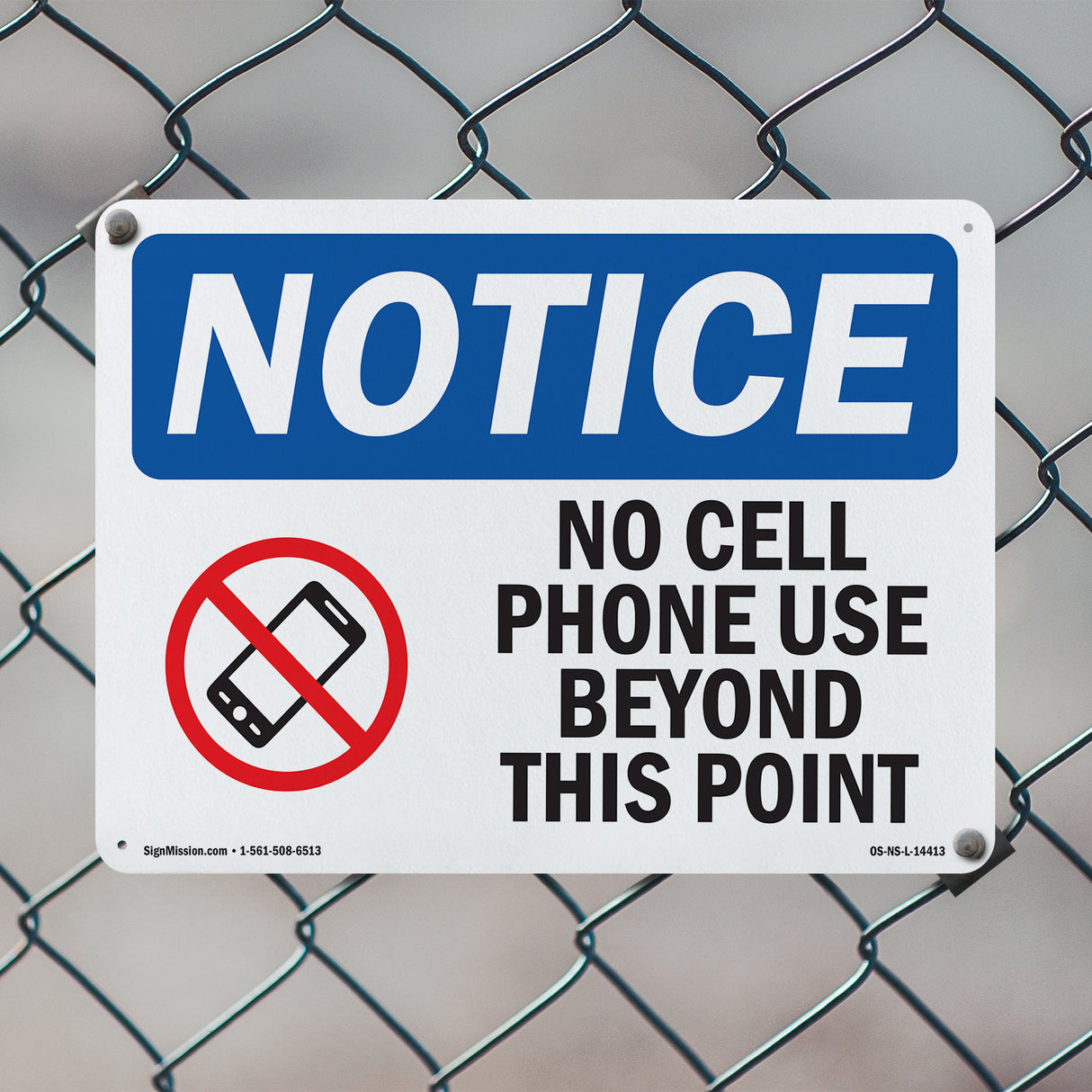 No Cell Phone Use Beyond This Point