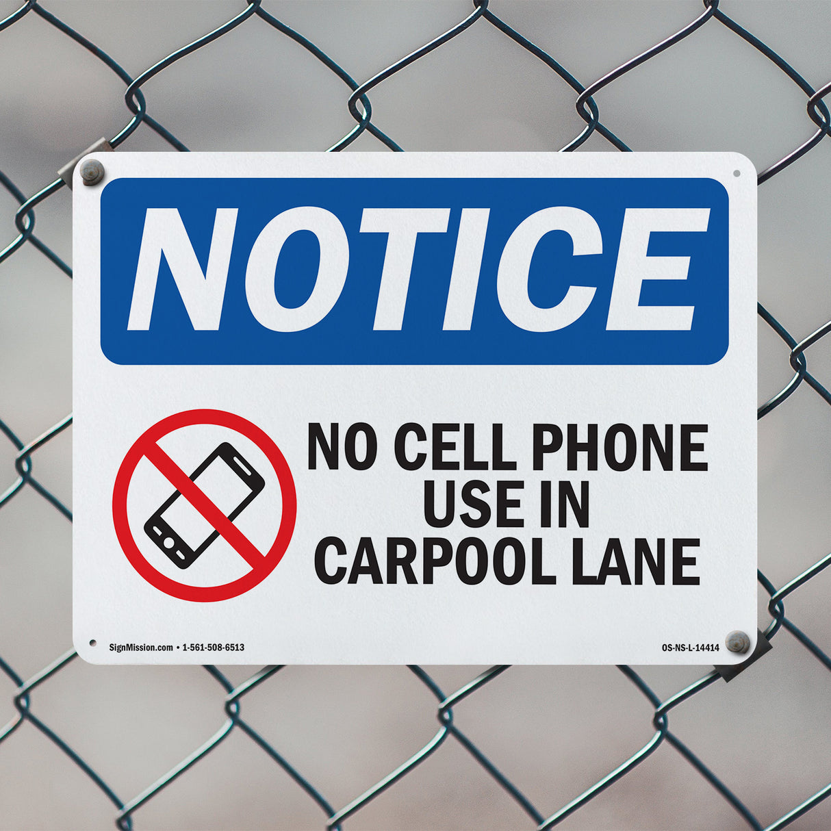 No Cell Phone Use In Carpool Lane