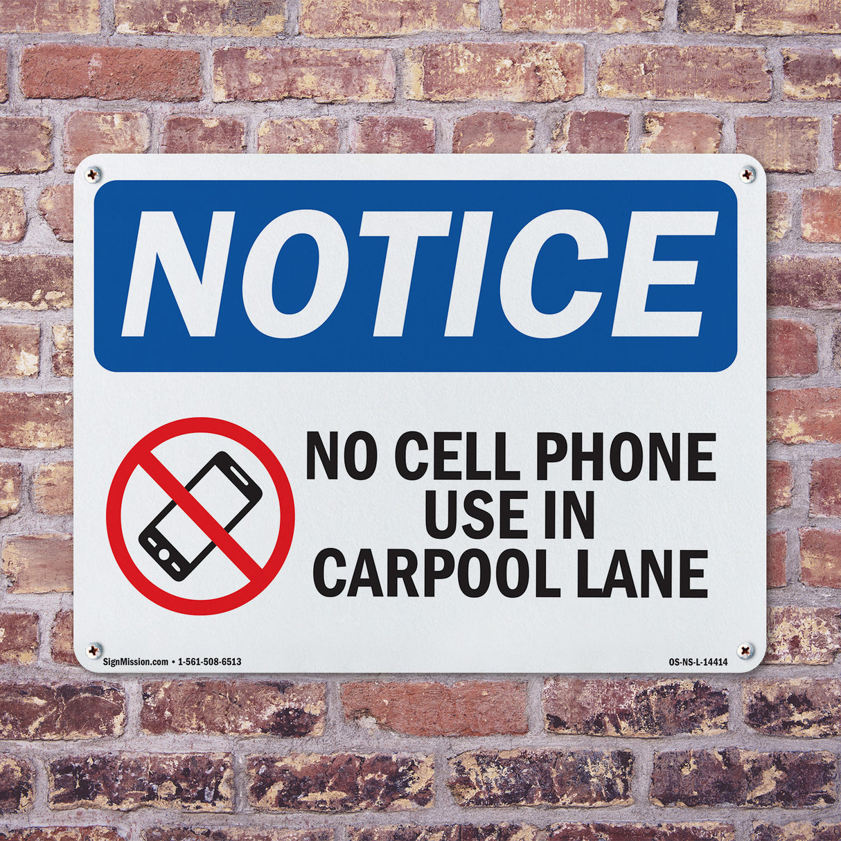 No Cell Phone Use In Carpool Lane