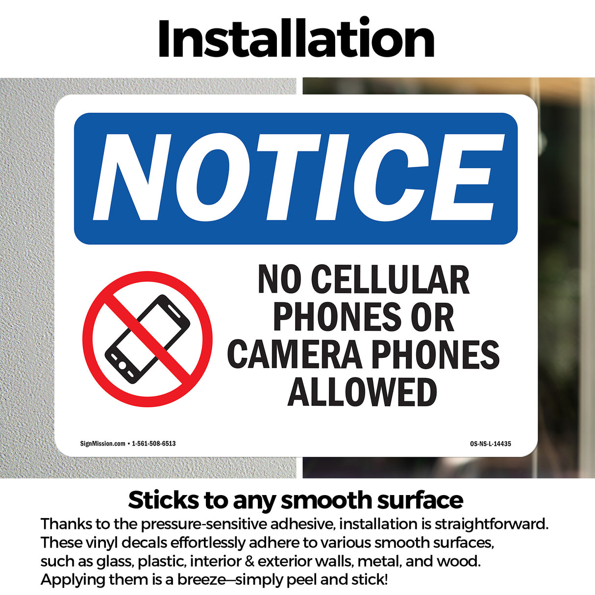 No Cellular Phones Or Camera
