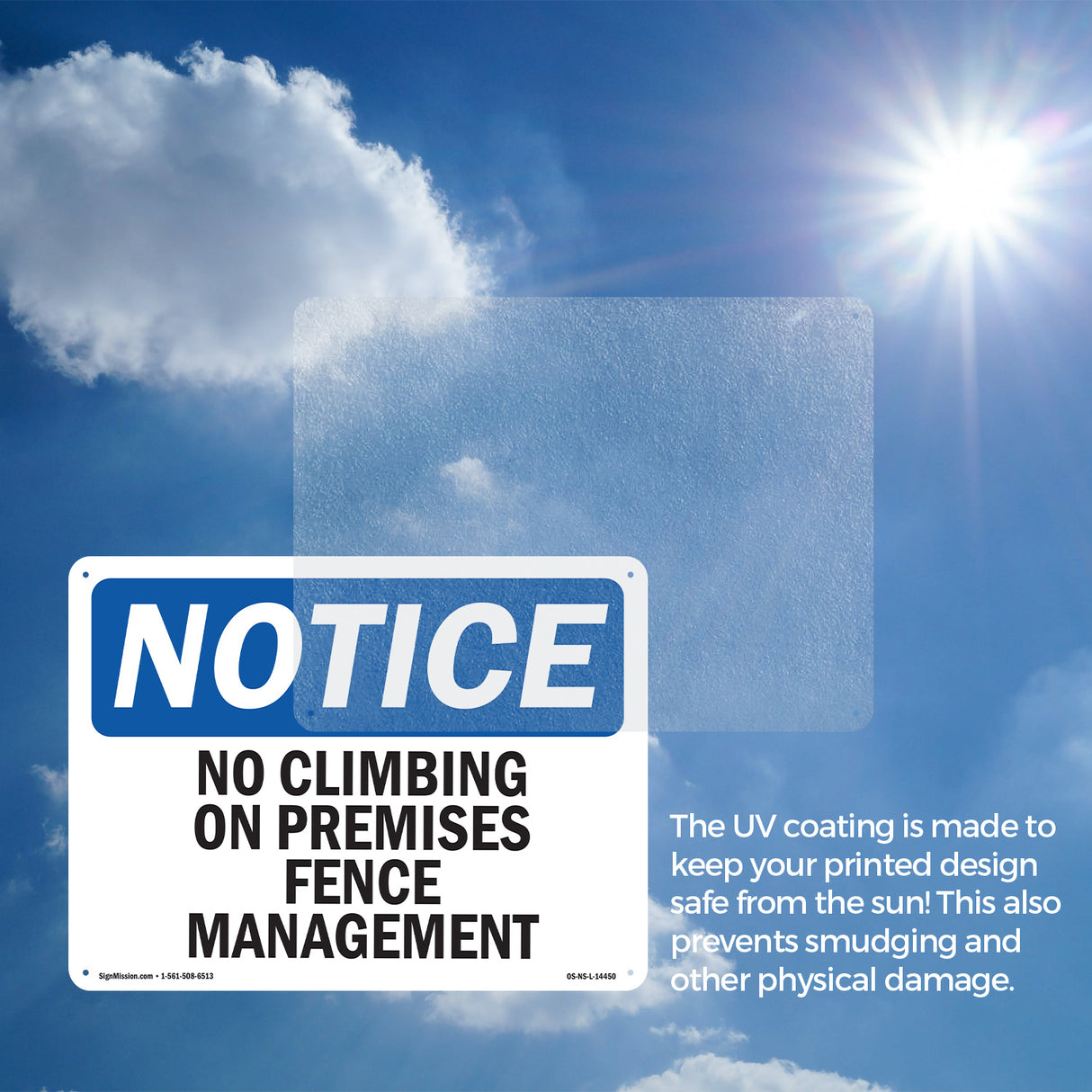 No Climbing On Premises Fence Management