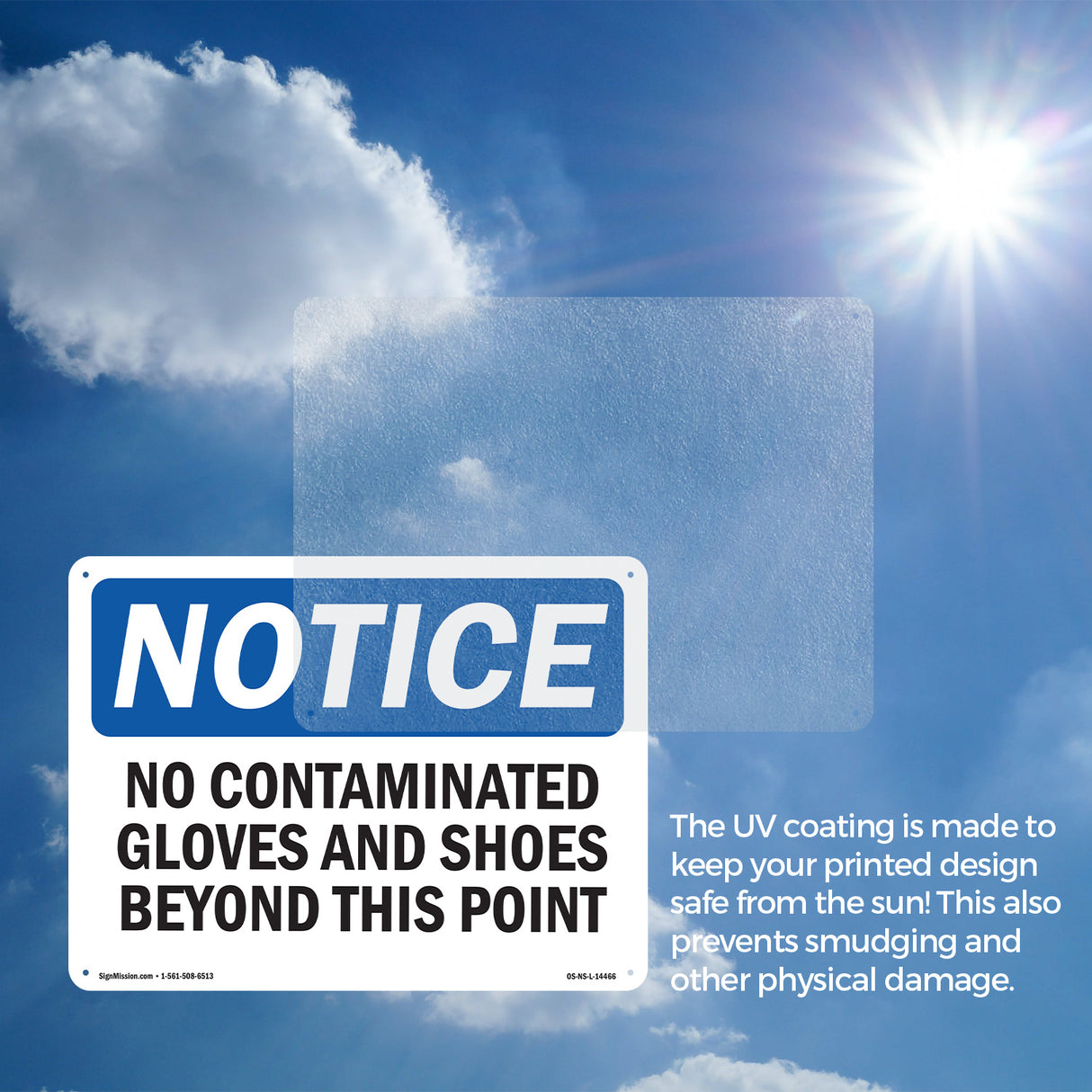 No Contaminated Gloves And Shoes Beyond This Point