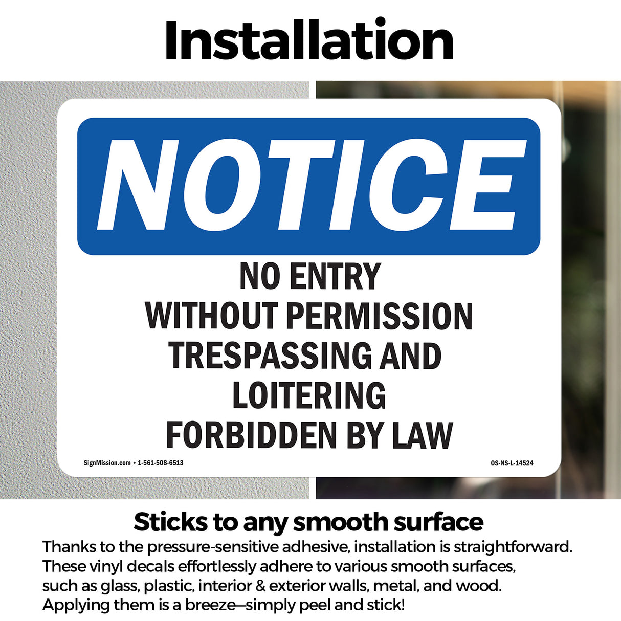 No Entry Without Permission Trespassing