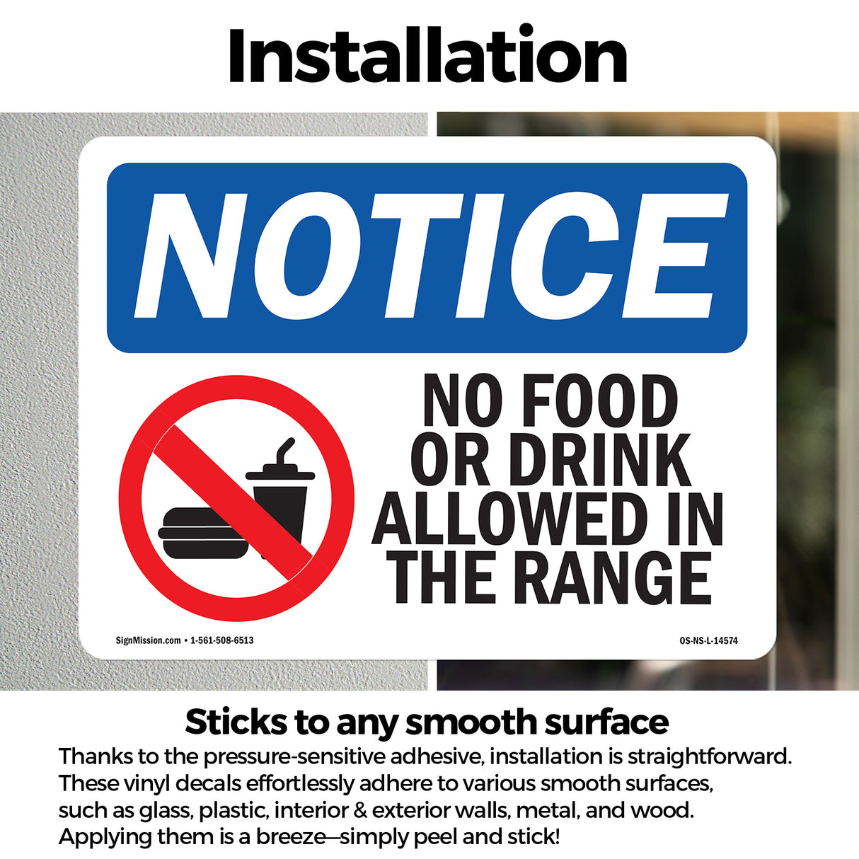 No Food Or Drink Allowed In The Range