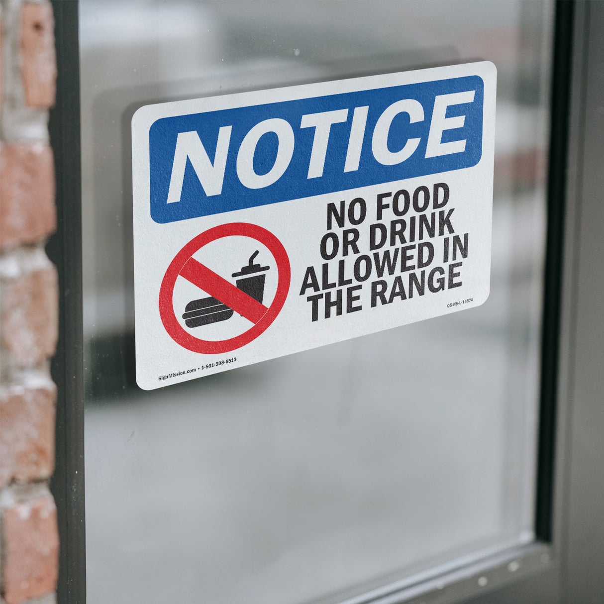 No Food Or Drink Allowed In The Range